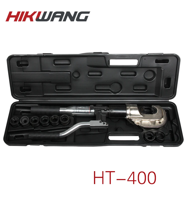 أداة العقص الهيدروليكية 120KN HT-400 مع قوالب 16-400 مم 2 تدعم عروات كابل محطات من النوع H ونوع C