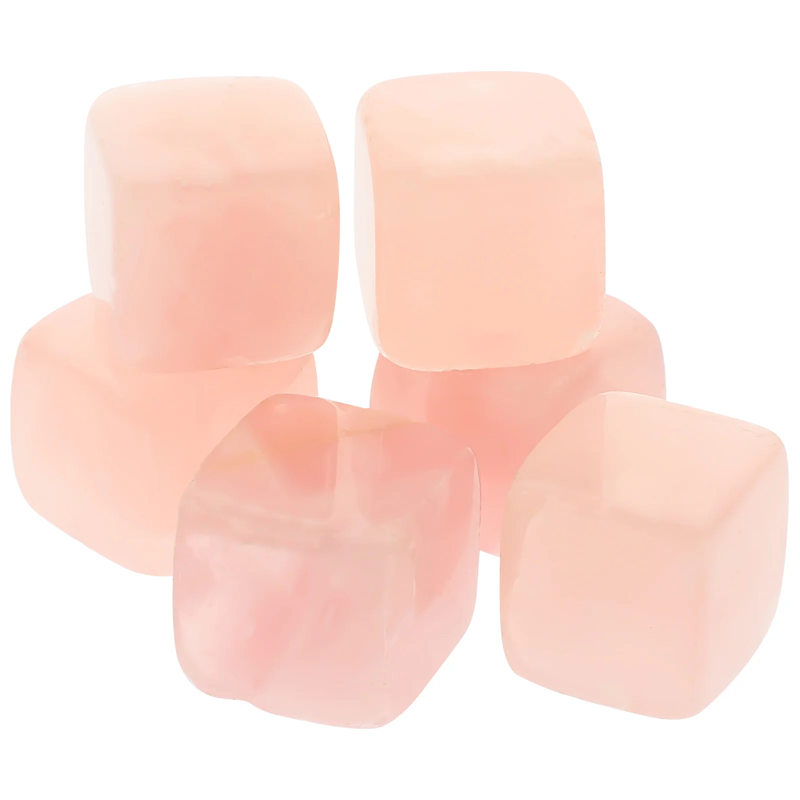 

6 Pcs Whiskey Stones Ice Cubes Gift Set for Women Reusable Pink Miss