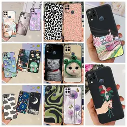 Black Silicone Cases For Infinix Hot 10S Case Infinix Hot 10 Lite 10i 10t Hot10 Back Cover Soft Slim Matte Shockproof Bumper Bag