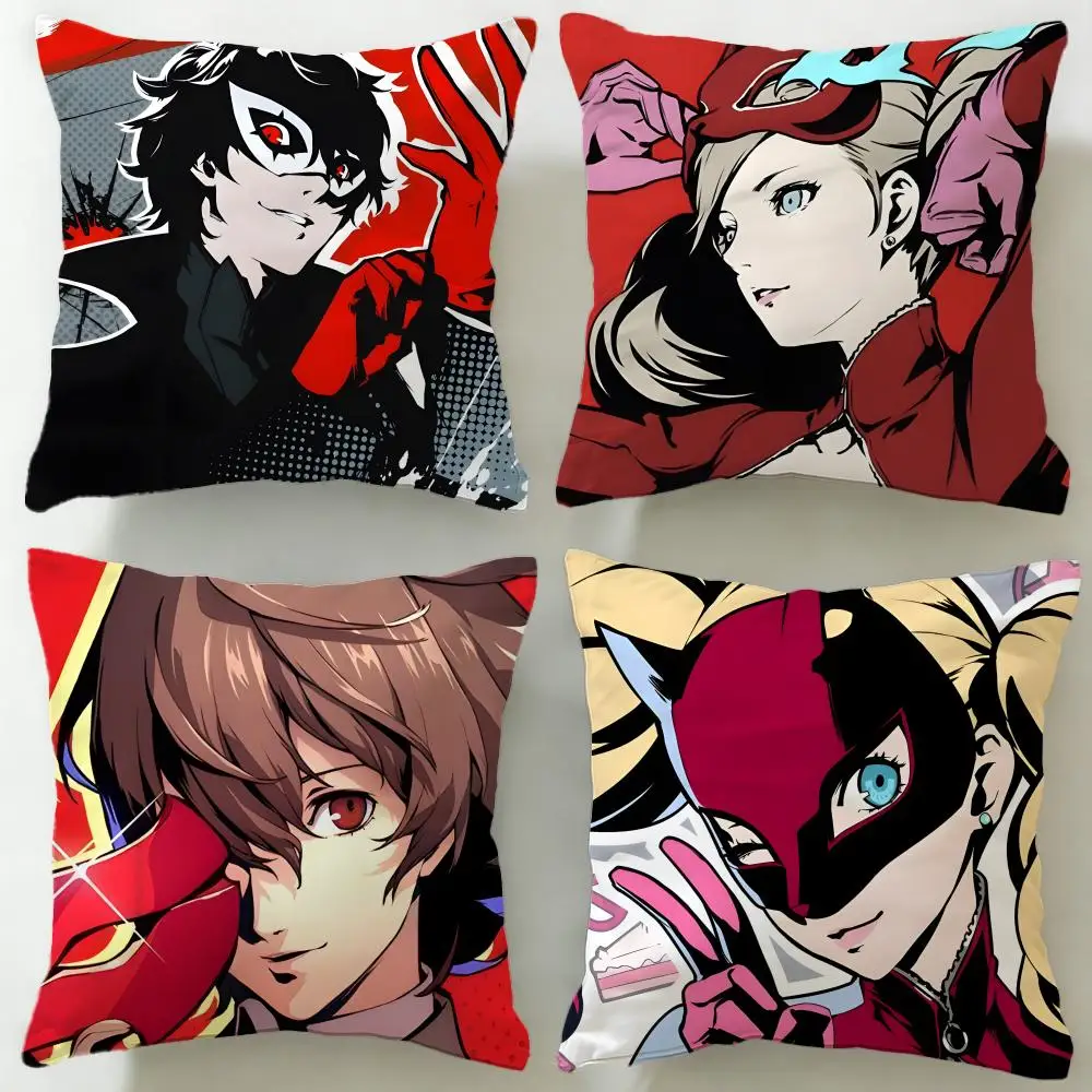 Classic Game Revelations Persona Cushion Cover Soft & Easy-Wash Pillow Case – Versatile for Couch, Bed, Travel and Office