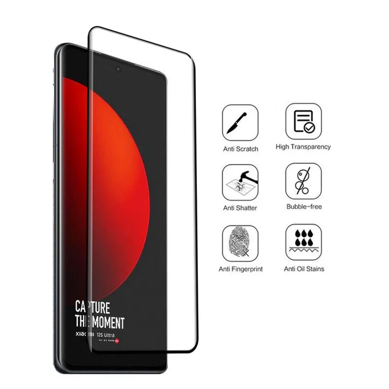 Sale Screen Protector For Xiaomi 12S Ultra Tempered Glass + Camera Film For Xiaomi 12S Ultra Soft Fiber Camera film