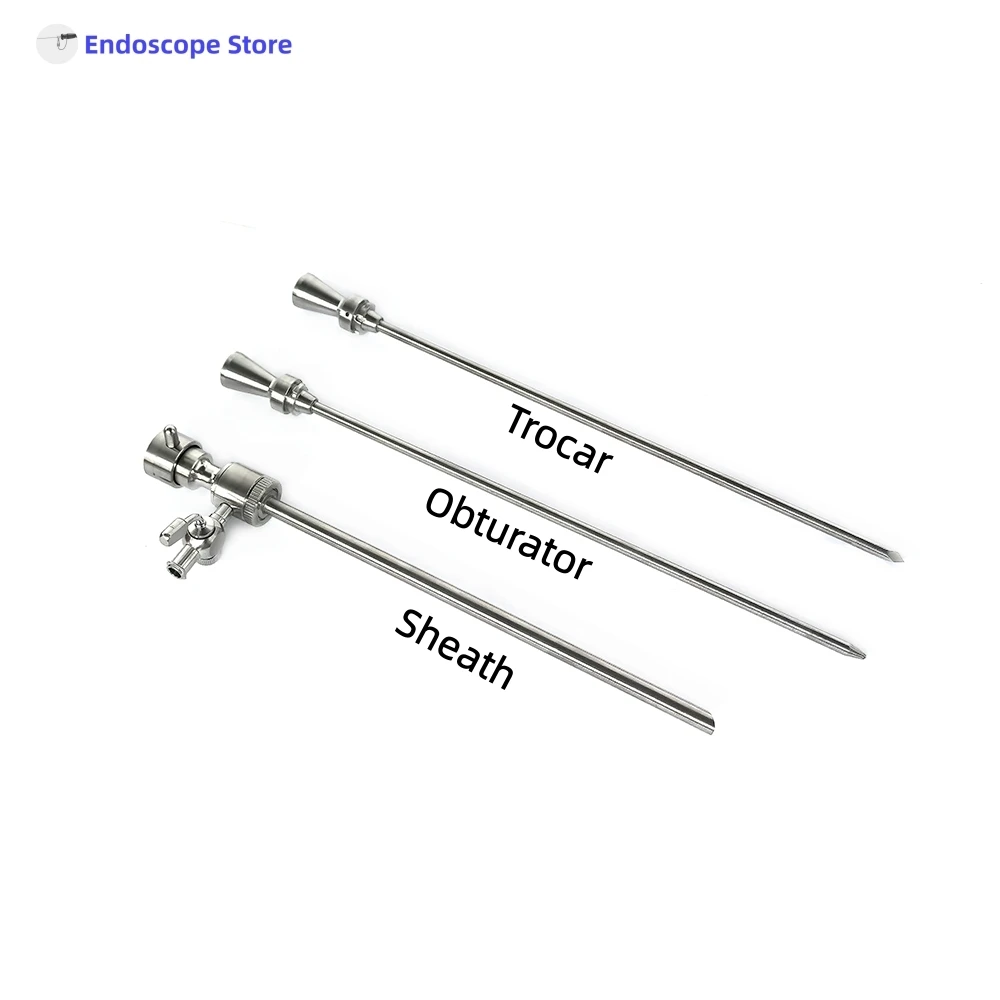 Medical UBE Rigid Arthroscope Arthroscopy Endoscope and Sheath Obturator Trocar Examination Surgery Veterinary 4mmx175mm 30° - Image 6