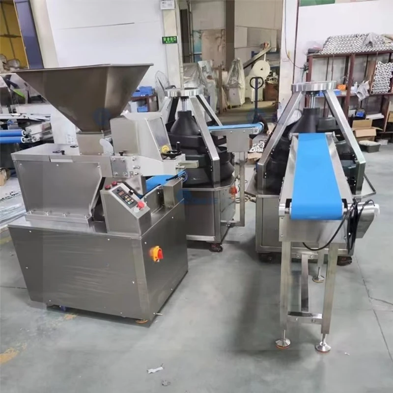 Fully Automatic Conical Dough Dividing and Rounding Equipment Custom Continuous Operation Machine for Bread Making