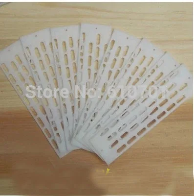 10Pcs 14x3.6cm Beehive  Plastic Pollen Traps Free Shipping Anti-running To Prevent the Swarming Queen Isolation Piece