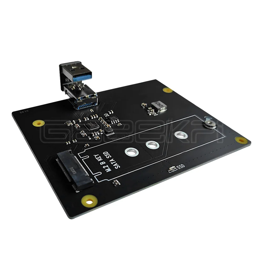 GeeekPi T150 M.2 NGFF SATA SSD Storage Expansion Board for Jetson Nano support Key-B 2242/2260/2280 SSD