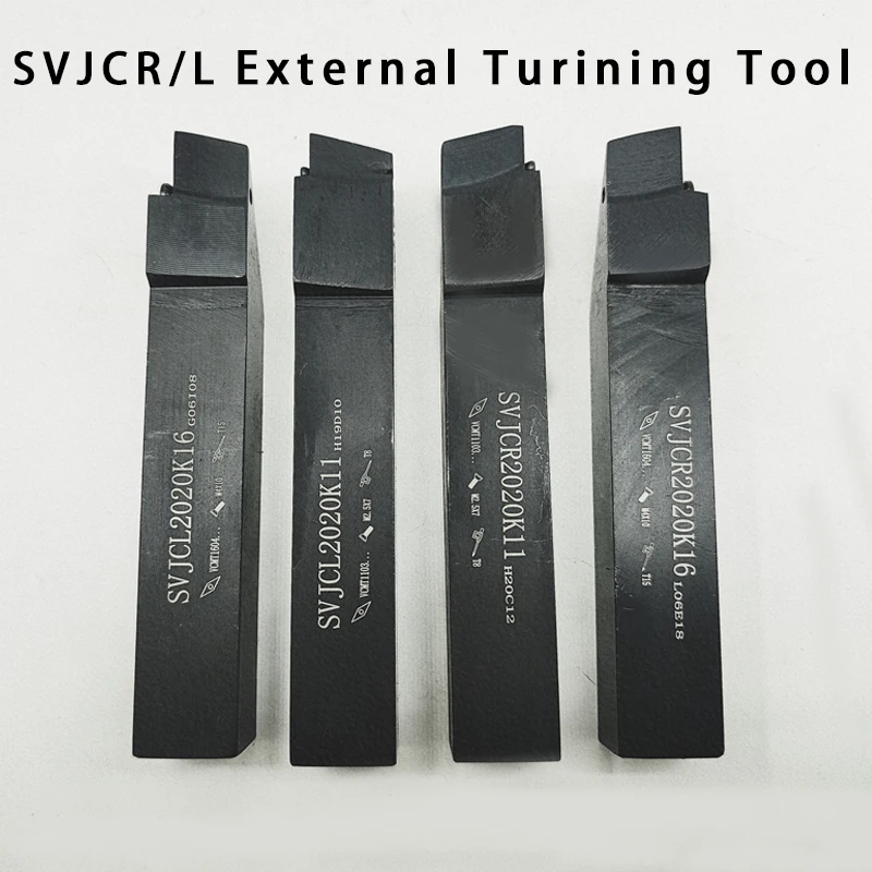 SVJCR1212 SVJCR1616 SVJCR2020 SVJCR2525 External Turning Tool SVJCR SVJCL Lathe Bar Turning Holder CNC Cutter Bar