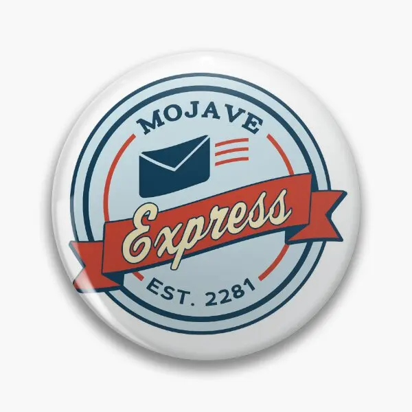 Mojave Express Est 2281  Soft Button Pin Funny Decor Collar Lapel Pin Gift Badge Creative Metal Cartoon Clothes Jewelry Women