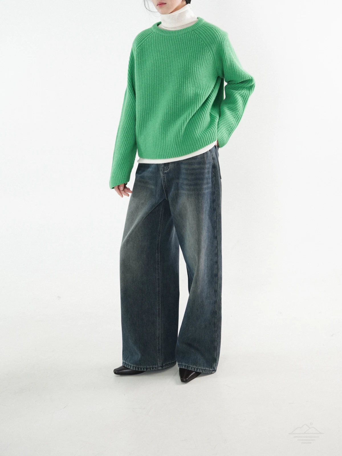 

Классические женские джинсы с широкими штанинами, светло-голубые, на флисовой подкладке, зимние, длиной в пол, прямого кроя, повседневные, из хлопкового денима