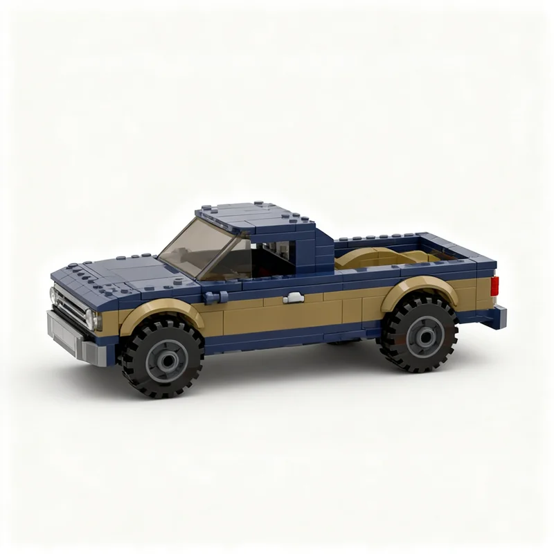 294pcs MOC Icons Dexter Truck Forded F Regular Cab Model Building Blocks Construction Christmas Gifts Toys Idea Education