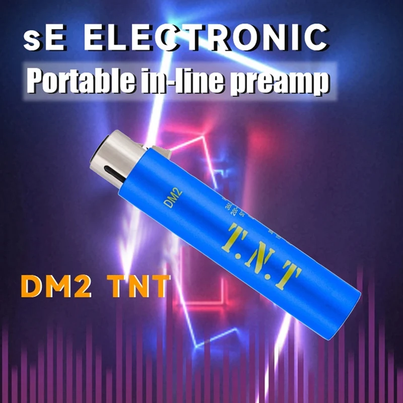 Accessoires pour DM2 Dynamite Active In-Line Mic Preamp, 30DB Gain, Anti-Interabovor, DM2 T.N.T Mic Preamp