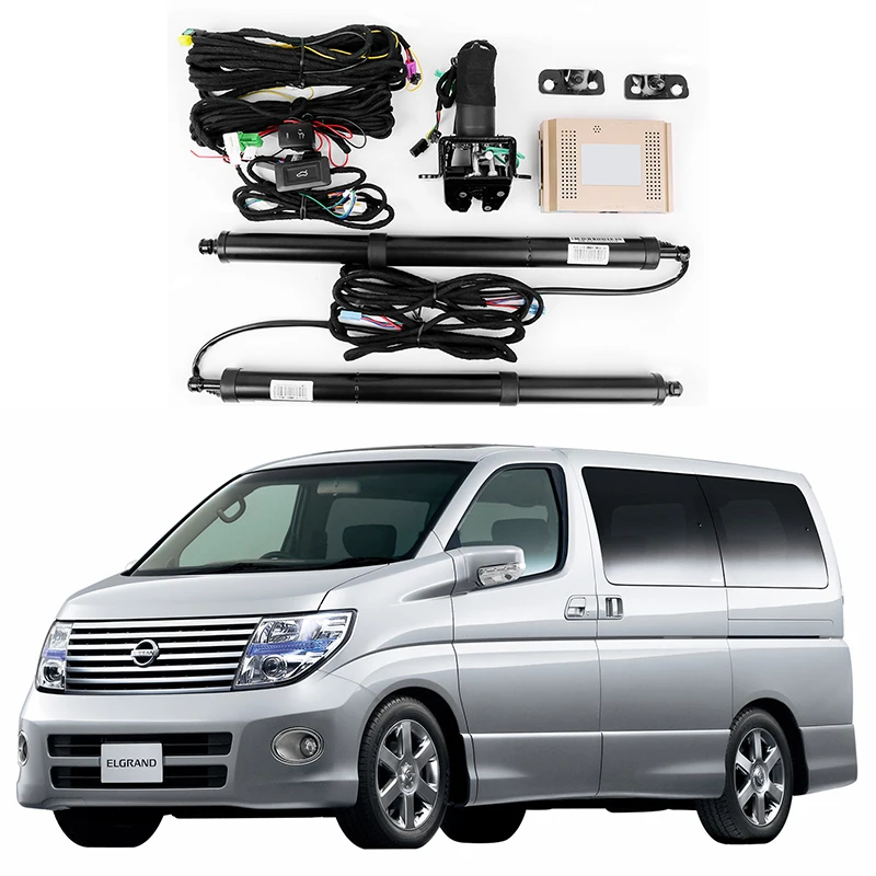 For Nissan Elgrand E51 Electric tailgate power operated trunk Retrofit tail box Vehicle accessories actuators front rear button