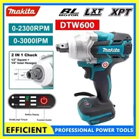 Makita DTW600 Cordless Brushless Impact Wrench 280N.m High Torque 18V Rechargeable Electric Wrench for Auto Repair Power Tools