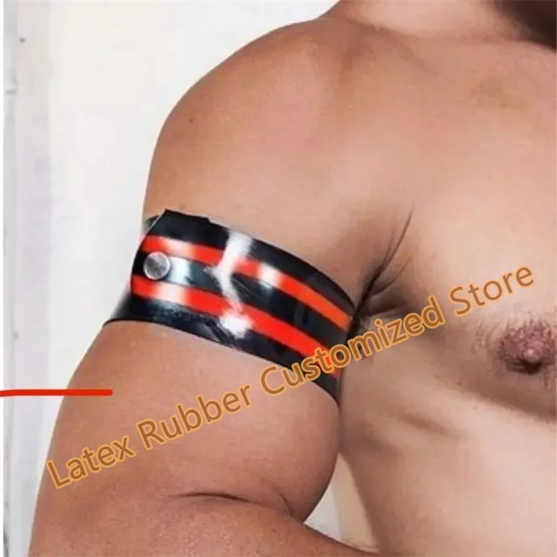 

100% Latex Rubber Gummi Handcuffs Arms Cuffs
