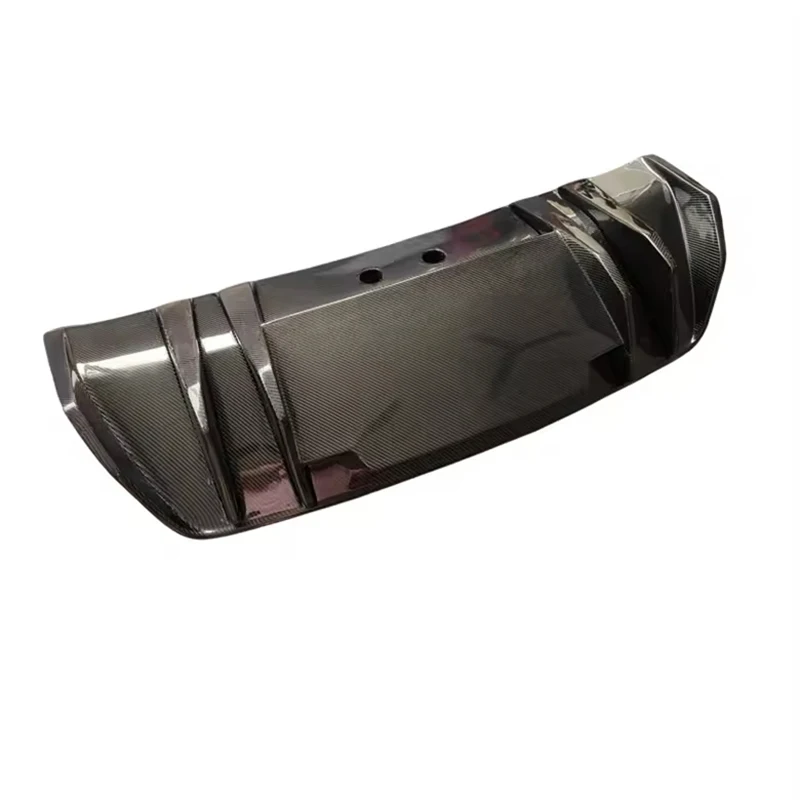 Diffusore per labbro posteriore con divisore in fibra di carbonio R8 adatto per Audi R8 V8 V10 Gen1 2008-2015 Ture Factory Fitment