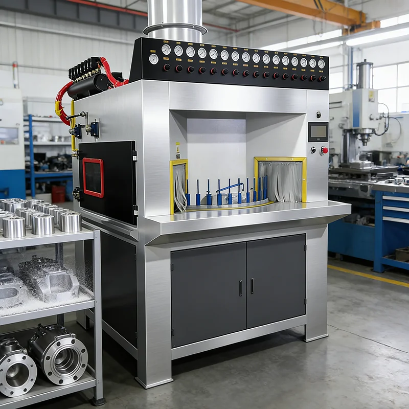 Customized Rotary Sand Blasting Equipment Turntable Sandblaster for Metal Hardware Processing Derusting Polishing Machine