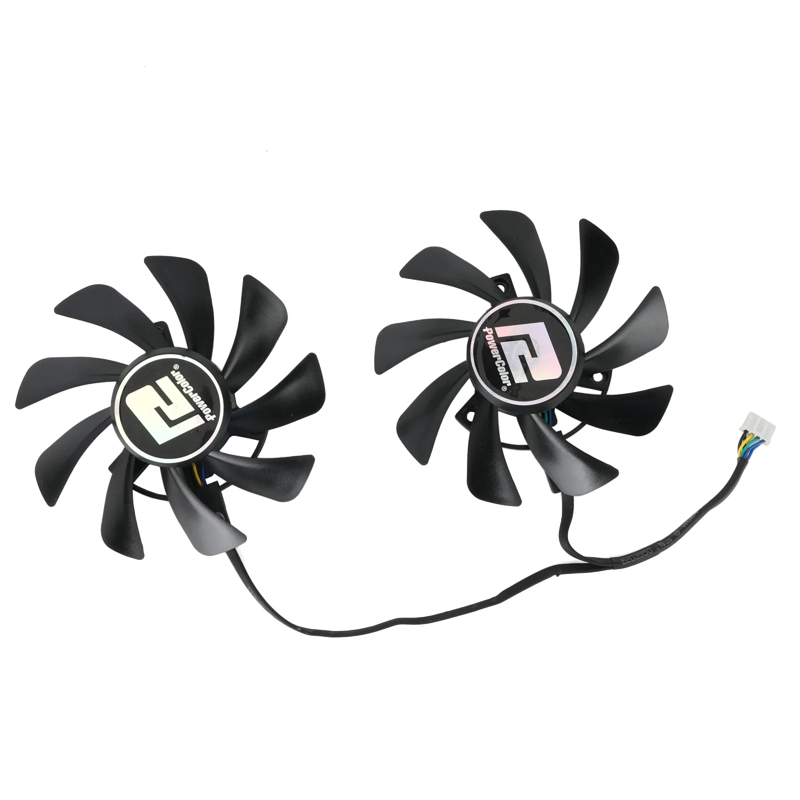 Ventilateur de refroidissement pour carte graphique PowerColor rouge Dragon RX 570 AXRX 570, 85mm T129215BU, 4 broches RX570, 2 pièces