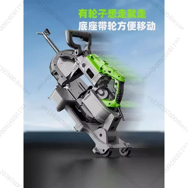 Portable Power Band Saw  Without Base Deep Cutting Variable Speed Handheld  Automatic Multi-Purpose