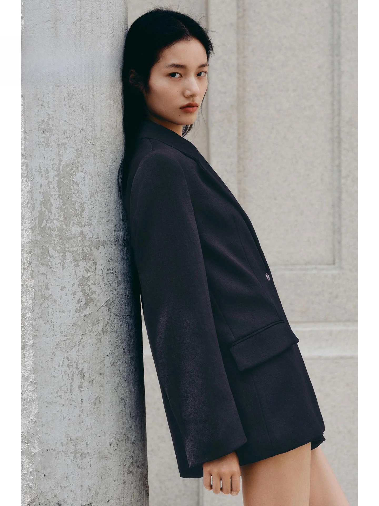 ZAPRHA 캐주얼 버튼업 여성 정장 재킷 스트레이트 레그 가을 겨울 패션 슬림핏 롱 슬리브 캐주얼웨어