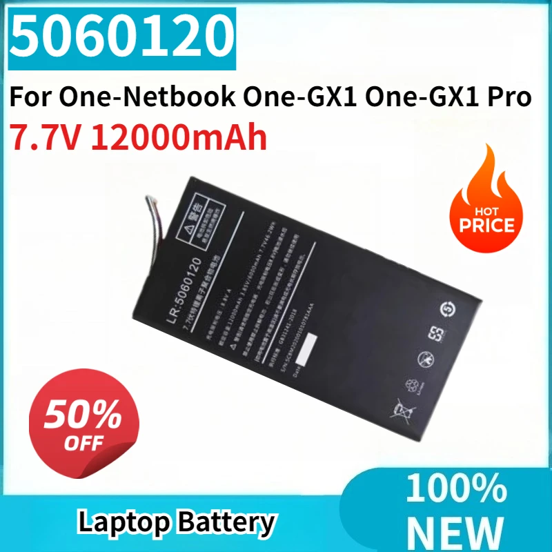 Replaceable New Battery 5060120 7.7V 12000mAh For One-Netbook One-GX1 One-GX1 Pro 7 inch High Quality