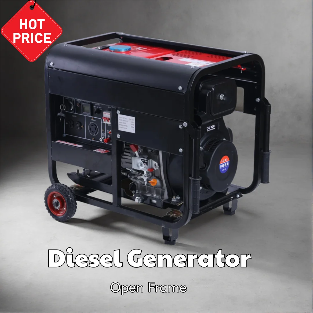 

Дизельный генератор 3 кВт/5 кВт/7 кВт/9 кВт, 50 Гц/60 Гц, 110/220 В/380 В, электрогенераторы для домашнего электроснабжения, сертифицированные CE и EPA.