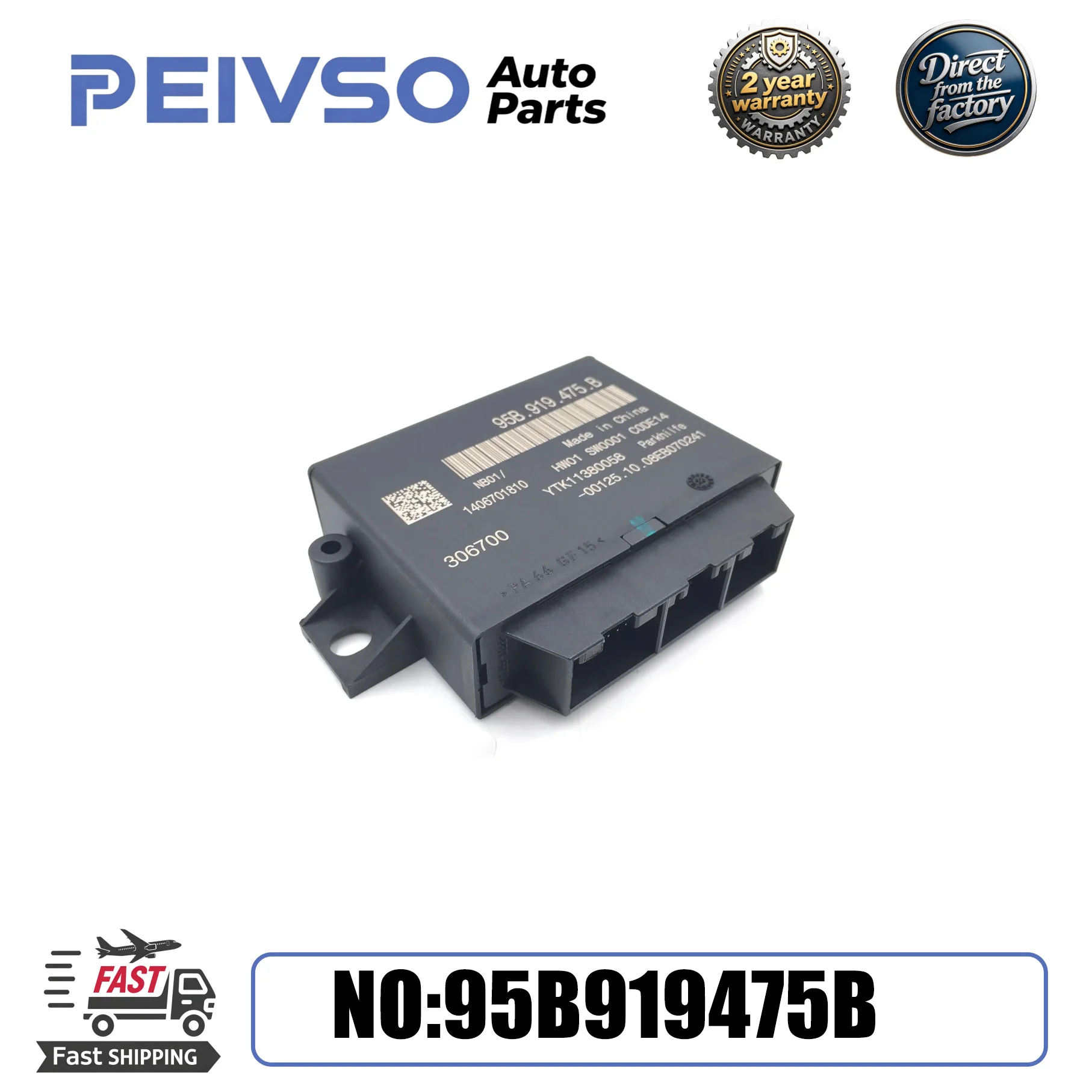 PEIVSO High Quality Parking Aid Control Module 95B919475B Fit For Porsche 911 BOXSTER 2013-2016 CAYMAN 2014-2016