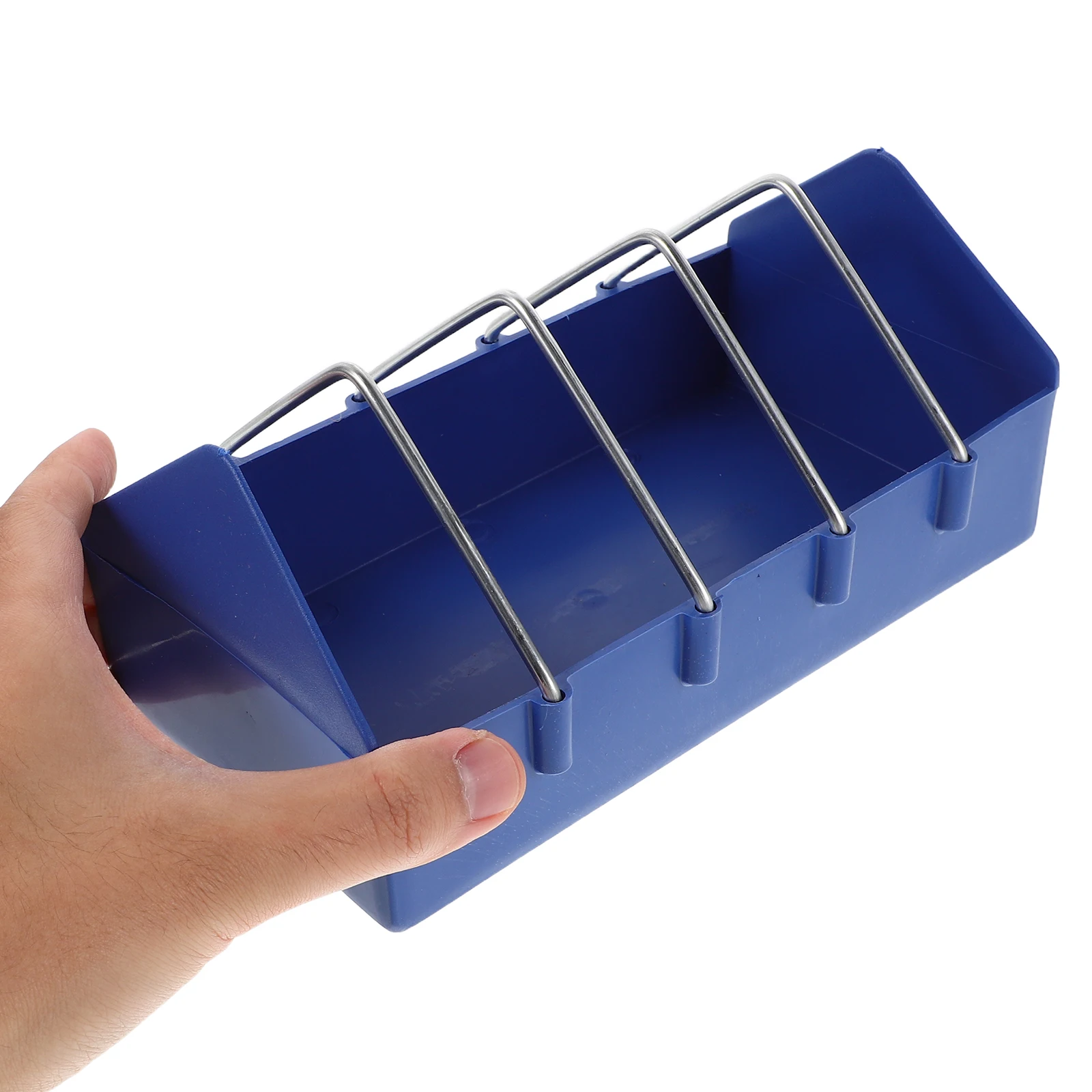 

4 Pcs Thickened Pigeon Trough Bird Cage Tray Food Dish Feeding Bowl Container Chick Feeder Plastic Dispenser Chicken for Farms