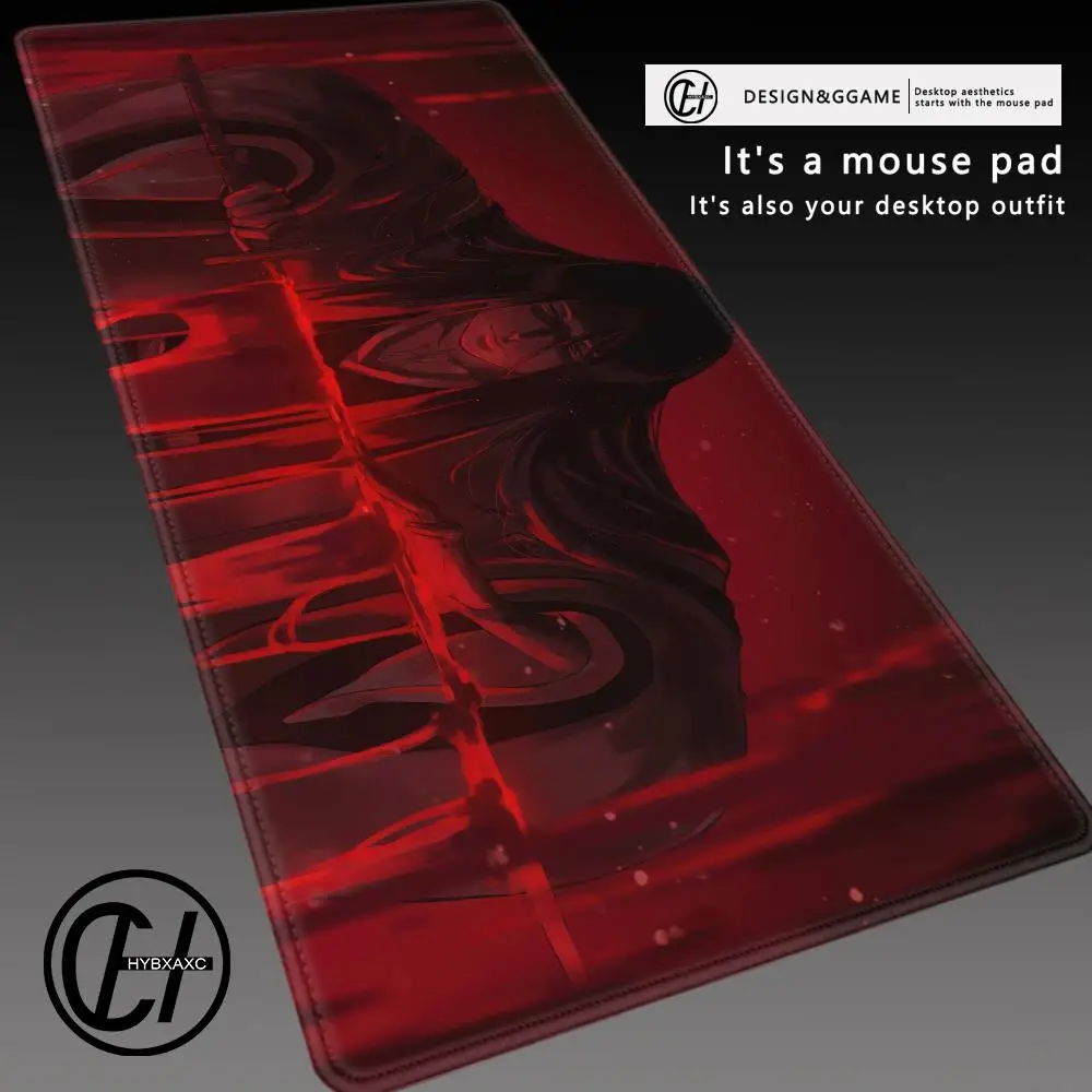 Large Mouse Pad Black White Anime BLEACH Mause Mats Gaming Accessories Office Gamer Keyboard Desk Mat Unohana Retsu Mousepad