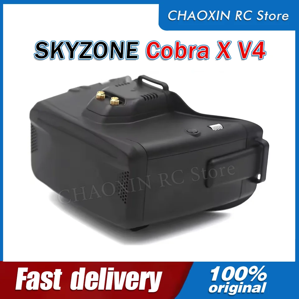 SKYZONE Cobra X V4 FPV-bril 5,8 Ghz 48CH FPV-ontvanger 1280x720 LCD met DVR voor RC vliegtuig FPV Racing Drone