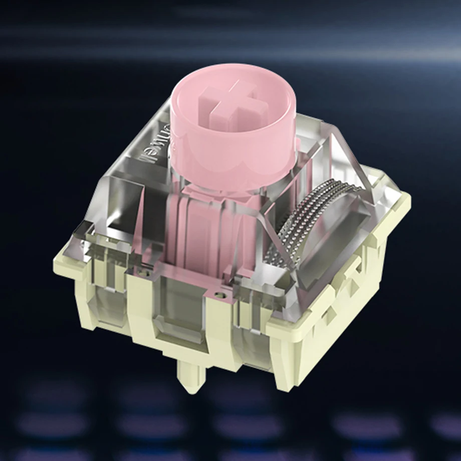 Unionwell Ultra Magnetic Switch RGB Linear for Magnetic mechanical keyboard Pre Lubed Long Spring 480Gs