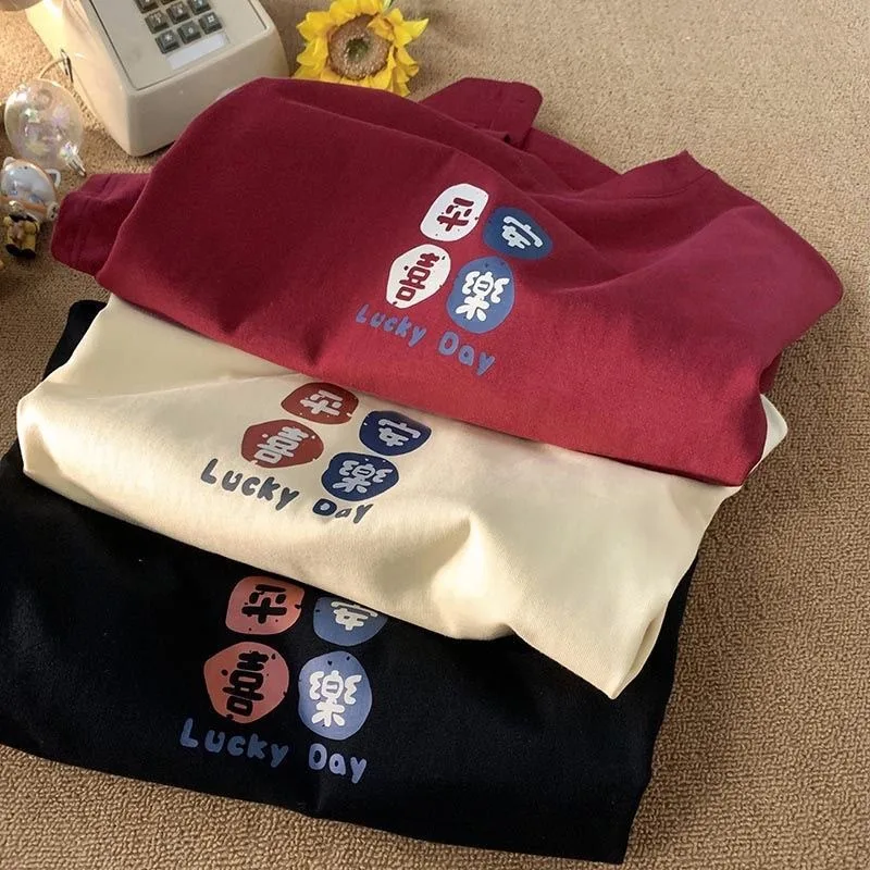 

Корейская футболка с короткими рукавами и 3D-принтом в стиле ретро, повседневная свободная и универсальная мужская и женская летняя быстросохнущая футболка с круглым вырезом