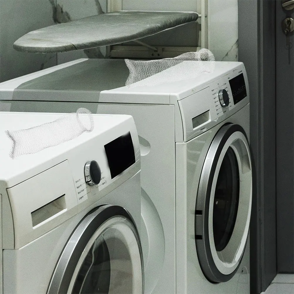 50개 스테인리스 스틸 필터 메쉬 세탁기 배수구 정화 필터 간편 설치 청소