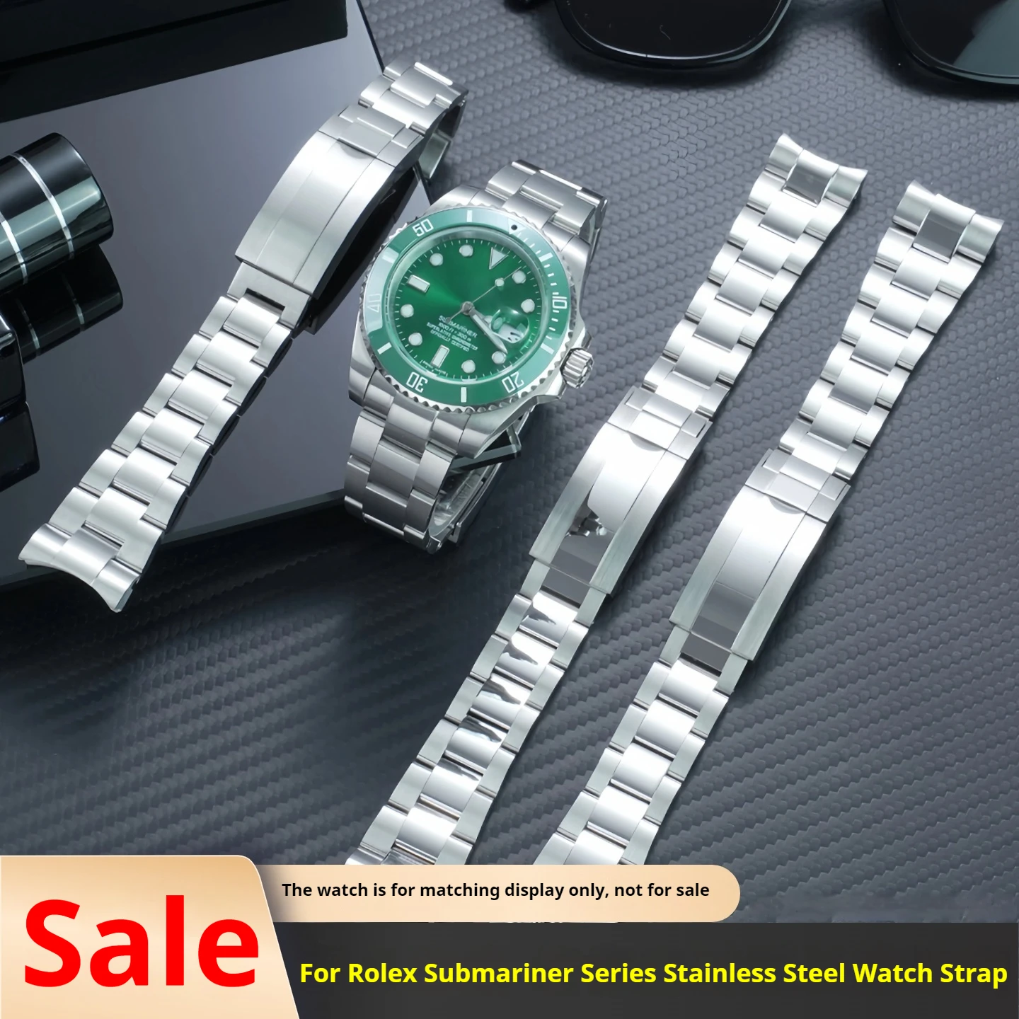 For Rolex Oyster Perpetual Submariner M126610 m126619 116610 Stainless Steel Watch Band Green Water Ghost Bracelet 20 21mm Strap