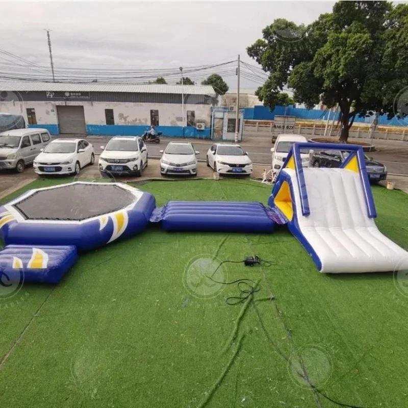Parque acuático para niños, parque infantil al aire libre, Parque acuático inflable Aquapark, piscina, equipo de juegos acuáticos inflables
