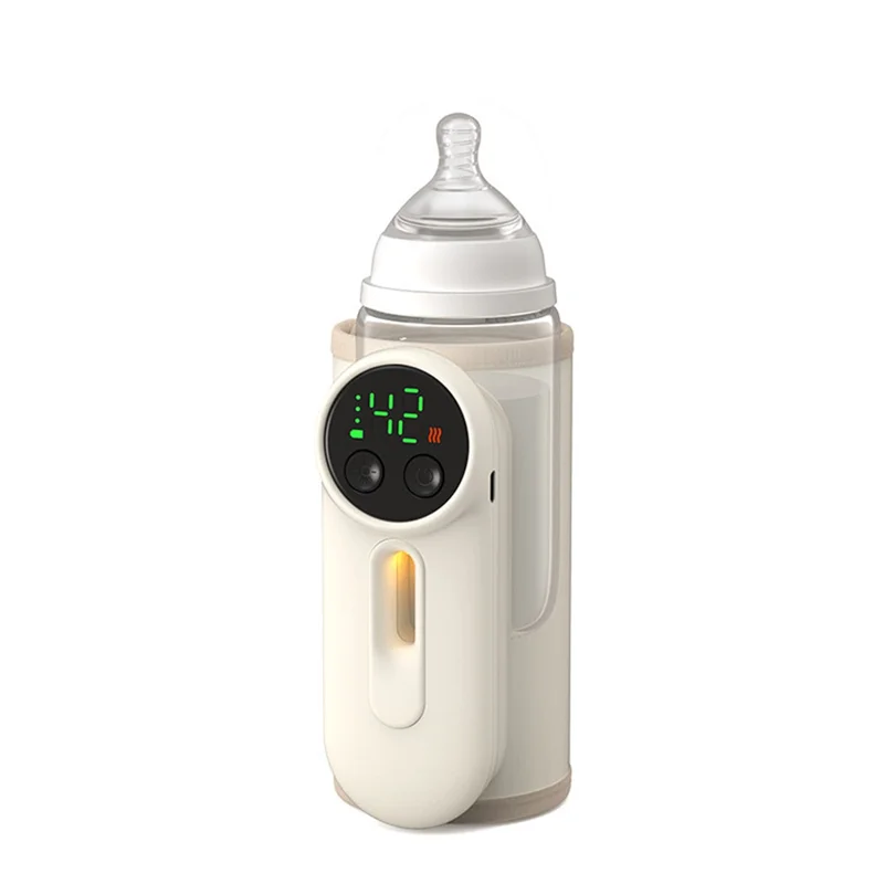 

GYTB-Wireless Milk Heater Portable Baby Bottle Warmer With Constant Temperature Control USB Insulated Milk Cover For Travel