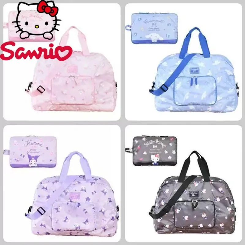 

Sanrio Hello Kitty New Portable Travel Handbag Luxury Brand Fashion Women's Travel Bag Cartoon Cute Travel Storage Luggage Bag