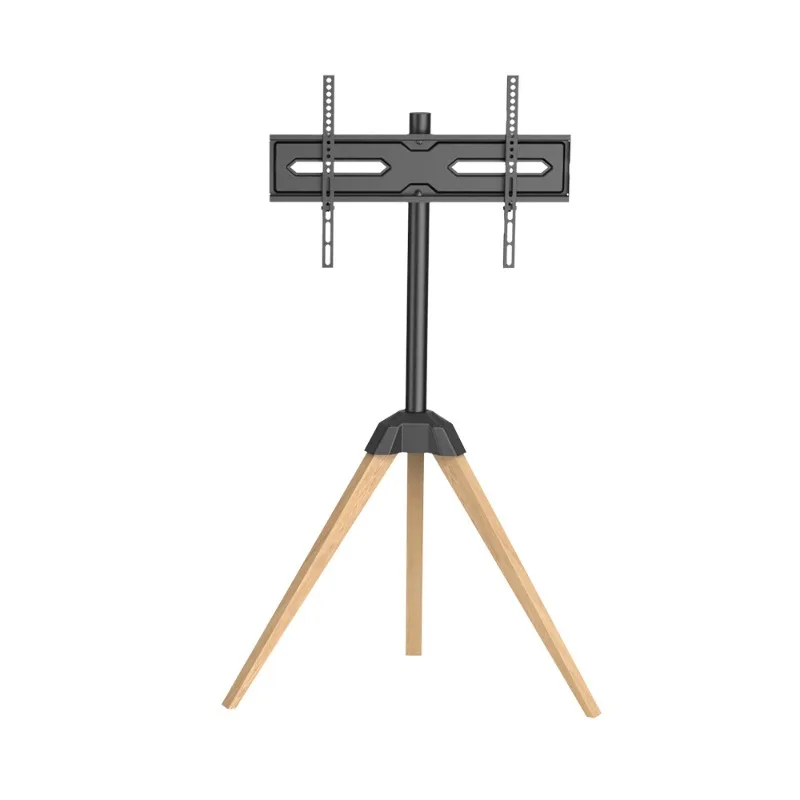 Tripod TV Floor Stand Height Adjustable TV Mount Bracket ±25° Swivel Cable Management for 32-65 Inch Flat Screen TV - view 3
