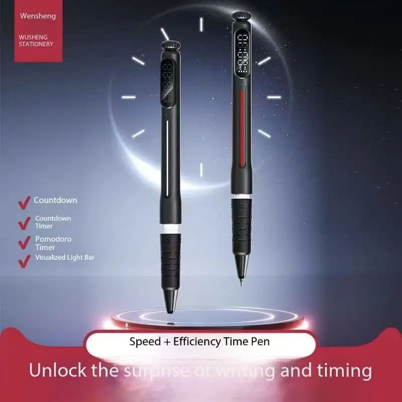 

Time Pen High-Tech Timer Gel Pen High-Value Creative Signature Pen