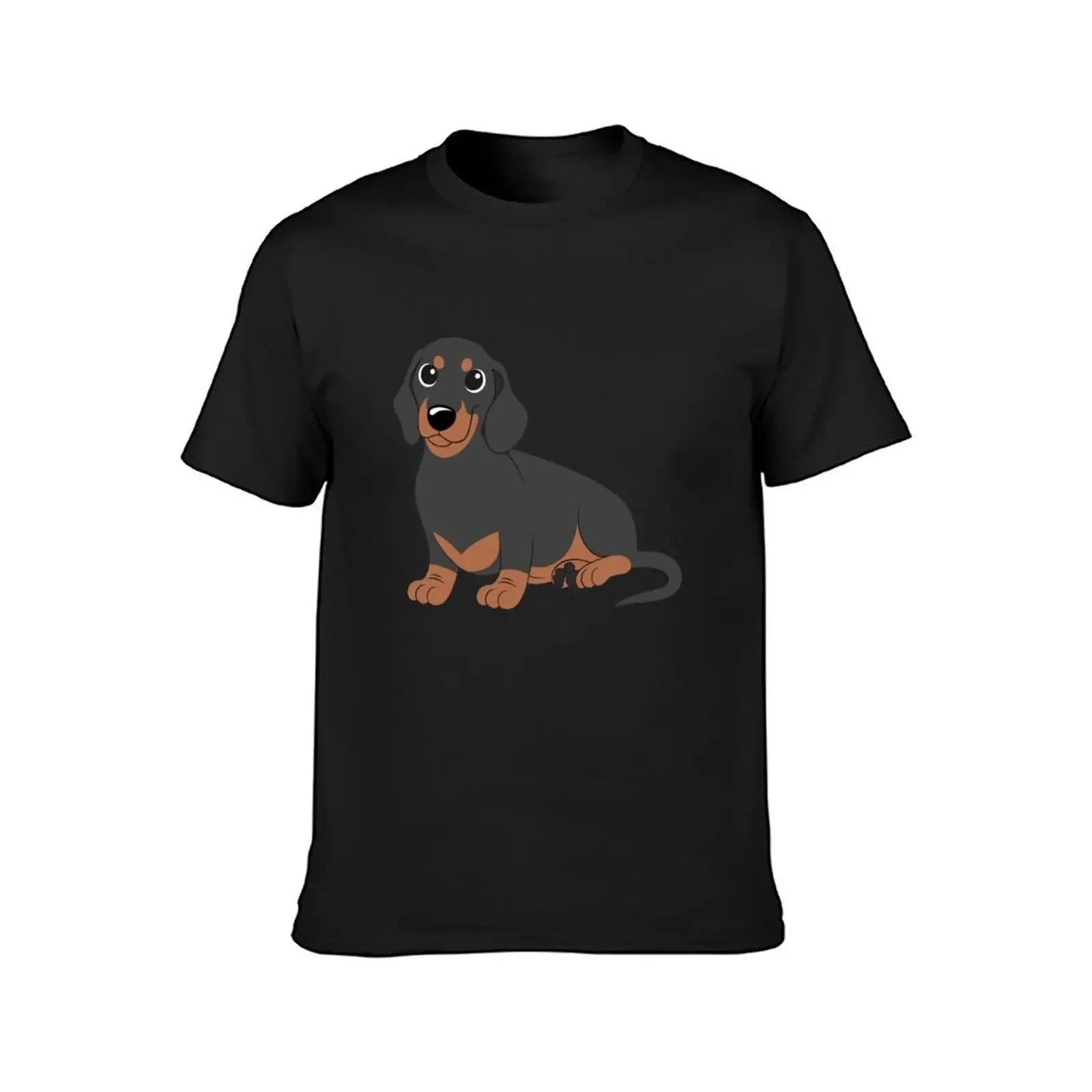 Miniature Dachshund - Black & Tan T-Shirt cute tops baggy shirts mens clothes