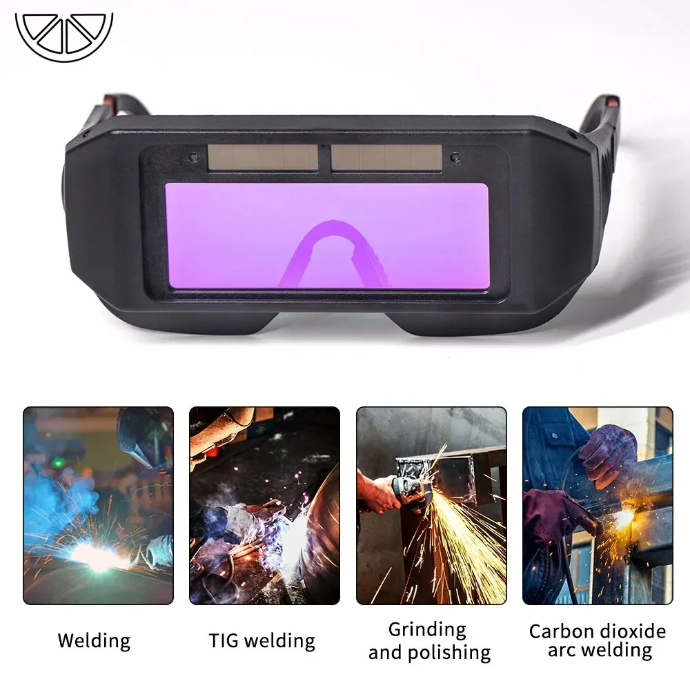 Hot Solar Powered Welding Helmet Auto Darkening Welding Goggles LCD Welder Glasses for TIG MIG MMA Plasma Welder Glasses