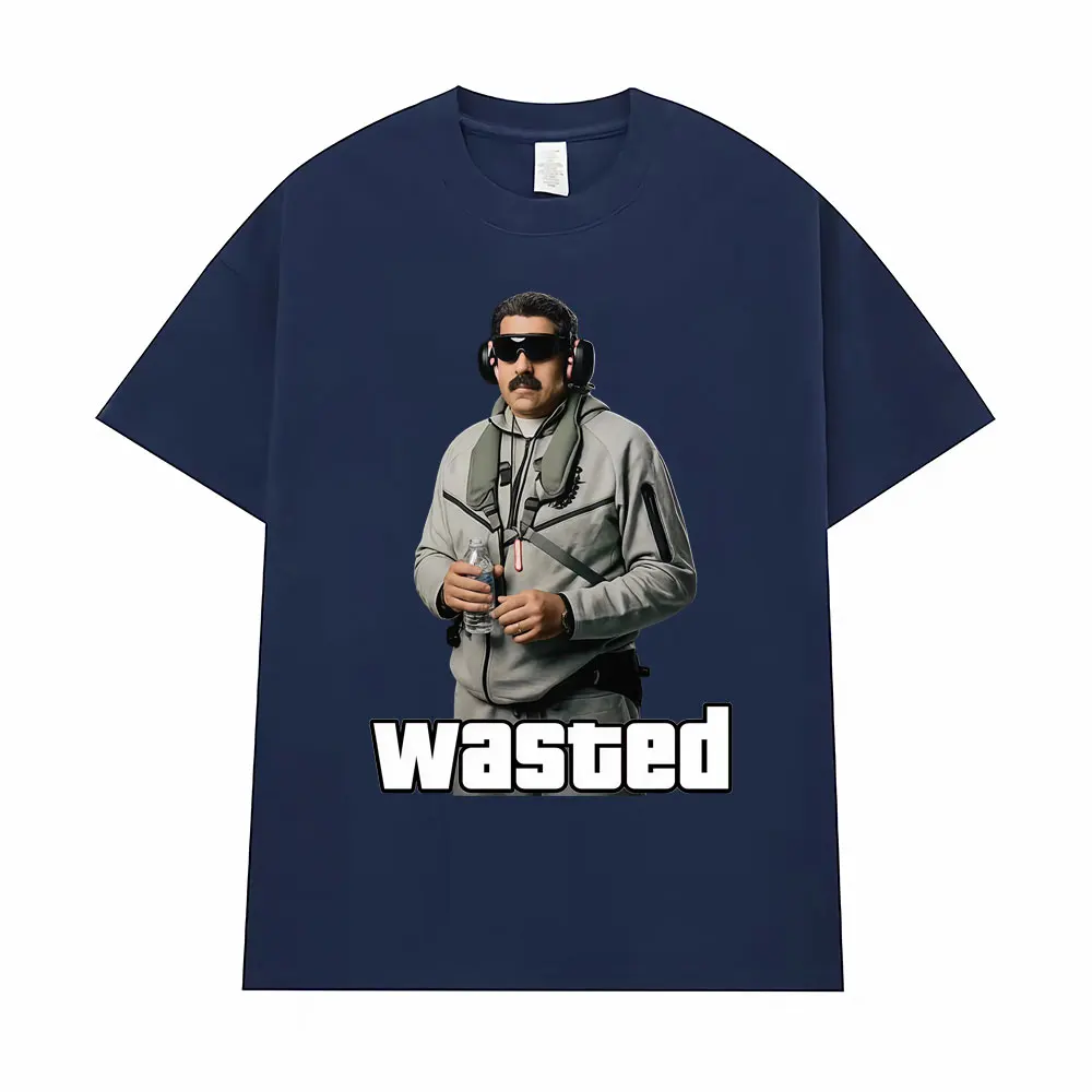Maduro capitán Venezuelan camiseta Freedom camiseta casual camiseta de manga corta moda retro