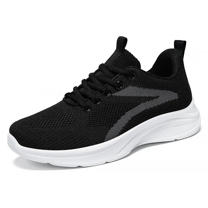 Women Casual Sport Shoes Breathable Lightweight Sneakers Outdoor Mesh Black Running Shoes Athletic Jogging Tenis Walking Shoes