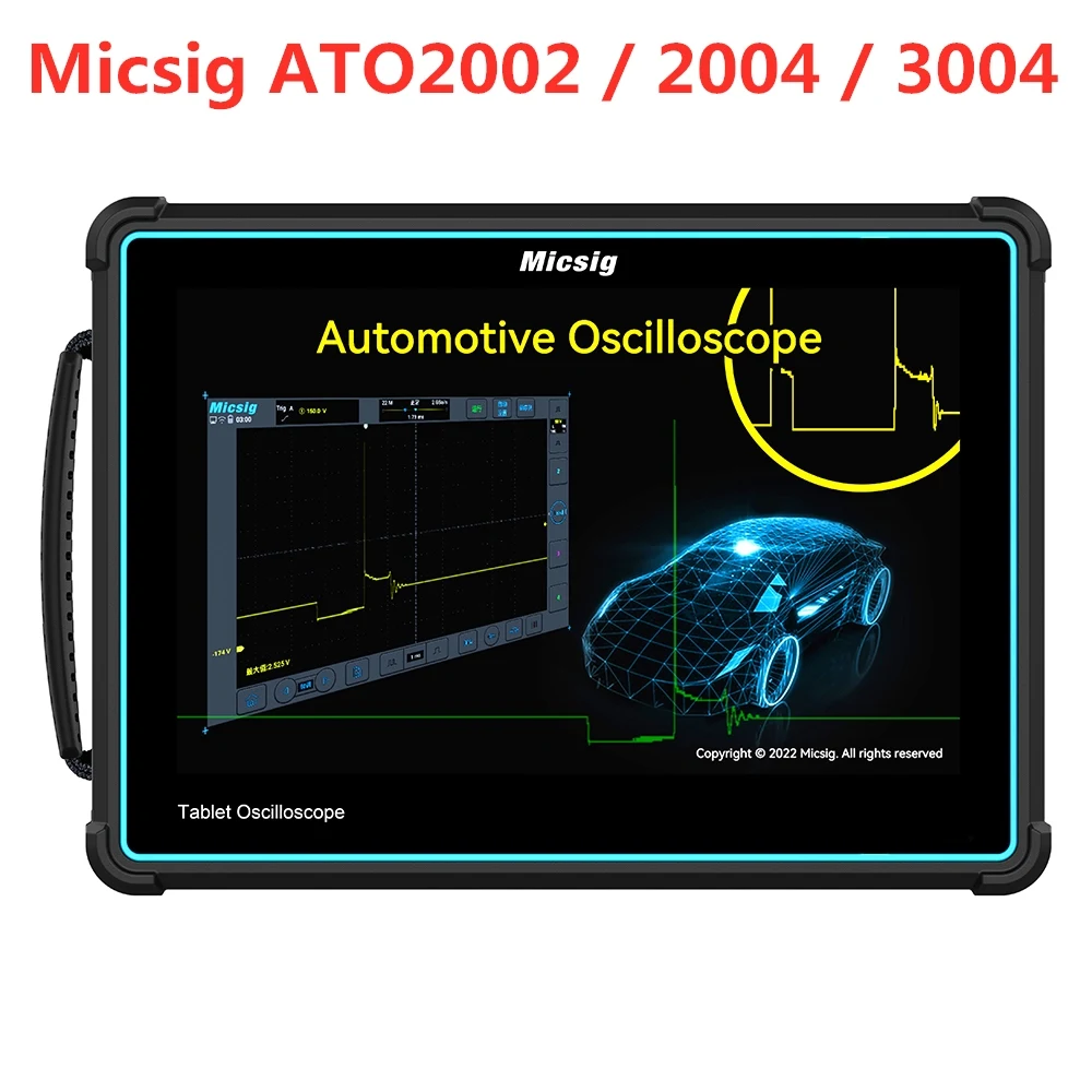 ATO3004 2002 2004 Micsig Oscilloscope Digital Professional Automotive 2Ch 4Ch 200/300MHz Touch Screen Tablet Kit Portable 오실로스코프