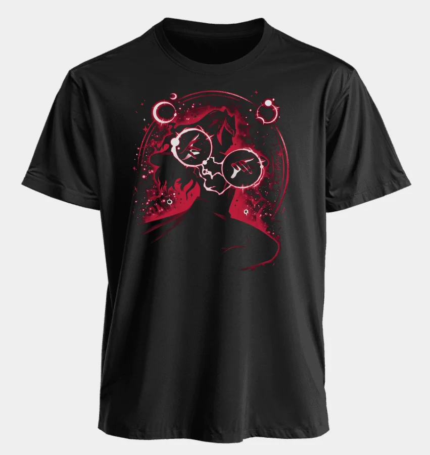 Marvel Men's and Women's T-shirts Scarlet Witch Summer US Spring and Autumn New Sports and Fitness Trend Oversized Short-sleeved