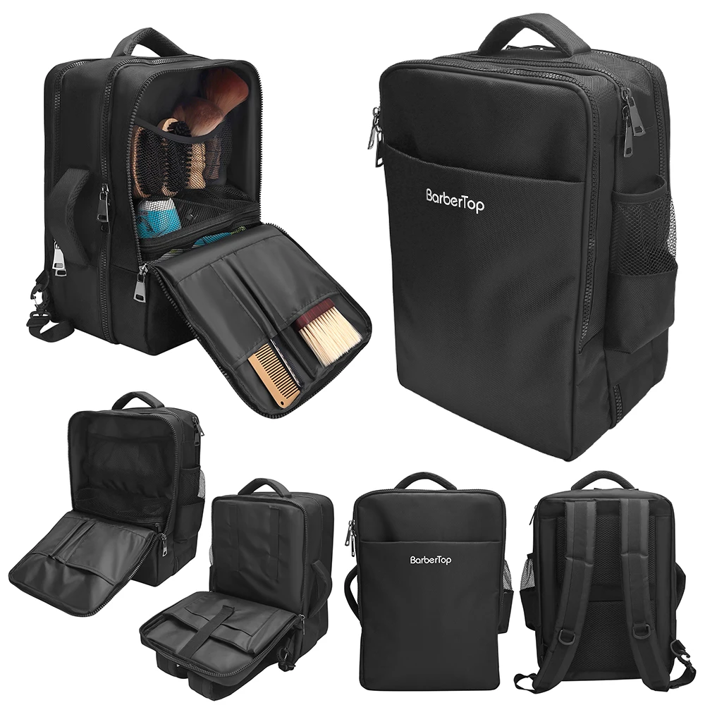 

Hairstylist Tools Bag Large Capacity Travel Bag Barber Backpack Clippers Organizer Salon Storage Shoulders Travel Handheld Bag