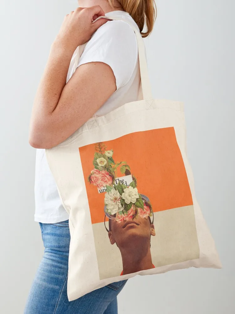 

The Unexpected Tote Bag Canvas Portable shopping bag women bag foldable reusable