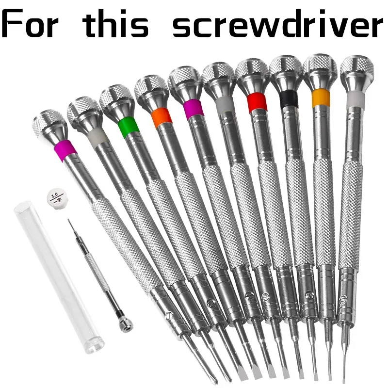 Replacement Spare Screwdriver Blades For 0.5mm to 2.5mm Flat Cross Screwdrivers Watch Camera Phone Repair Tools