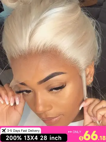 Hd Transparent 613 Blonde 13x4 13x6 360 Lace Front Human Hair Wig Pre Plucked Bone Straight Lace Frontal Wig 200 250 300 Density