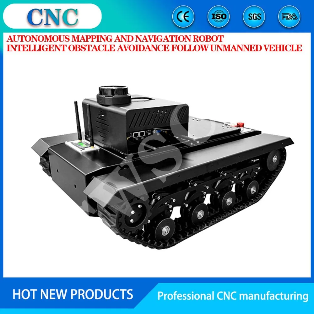 TR500S ROS autonomous mapping and navigation robot Jetson nano intelligent obstacle avoidance following unmanned vehicles