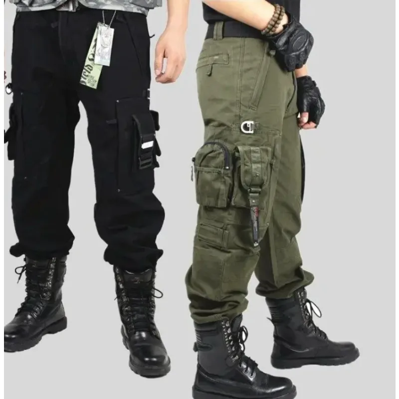 Men\'s Fashion Work Pants Outdoor Wear-resistant Mountaineering Trousers Work Clothes Street Fashion Cargo Pants Joggers