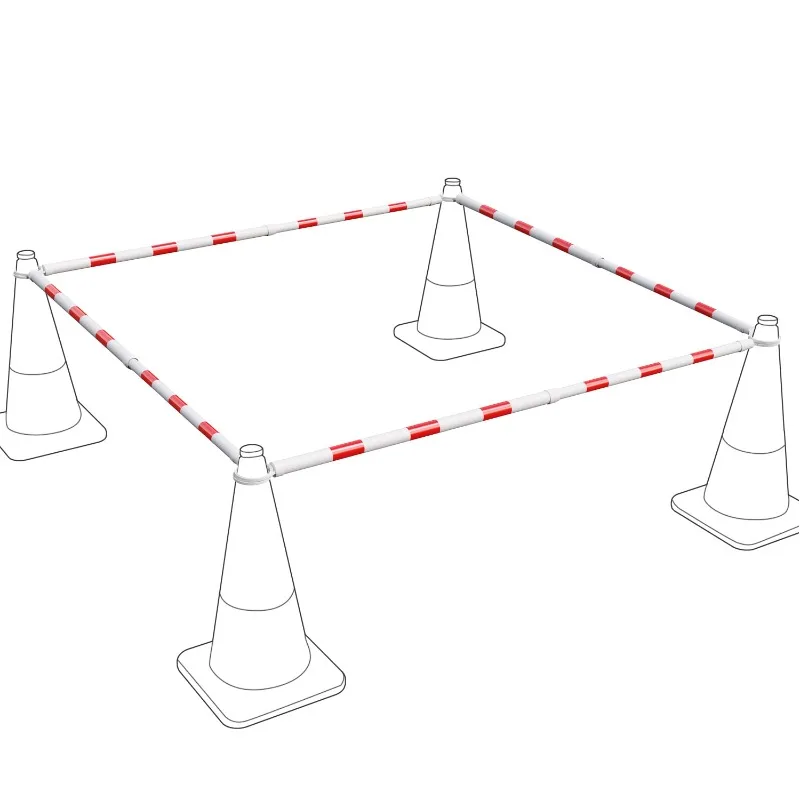 

RoadHero 4 Pack 4 FT to 6.9 FT Retractable Cone Bar, Expandable Traffic Cone Bars for Parking Lots, Extendable Barricade for Roa